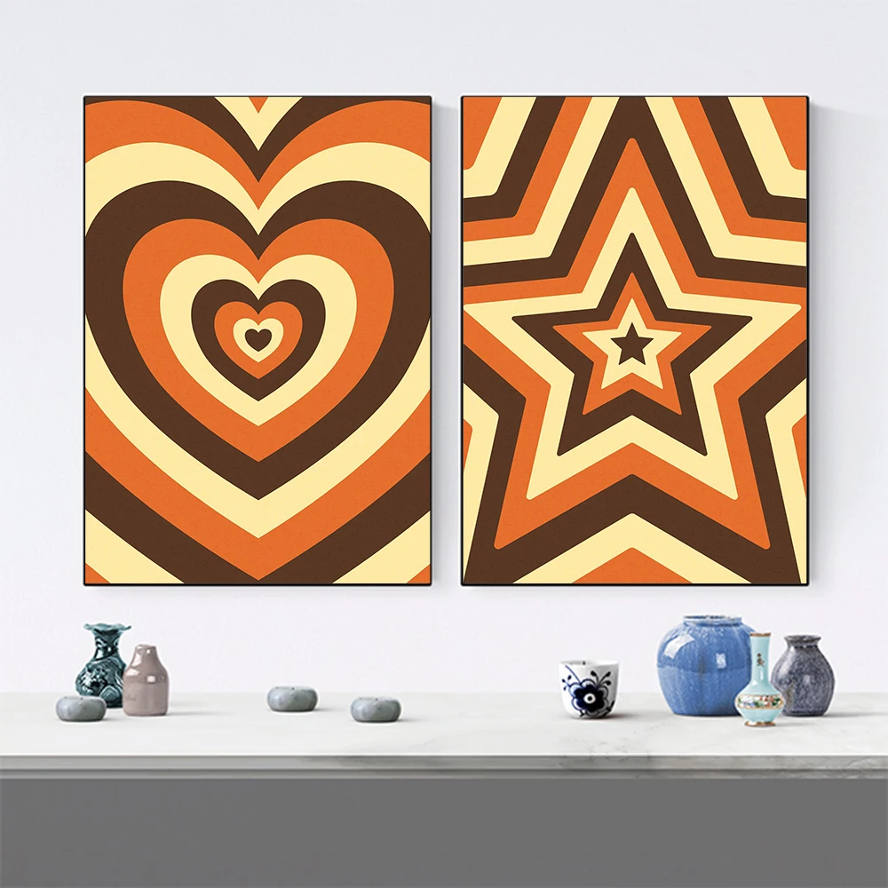 Creative Hearts and Stars Canvas Painting Wall Art Nordic Posters and Prints Wall Pictures for Living Room Decoration Frameless
Creative Hearts and Stars Canvas Painting Wall Art Nordic Posters and Prints Wall Pictures for Living Room Decoration Frameless