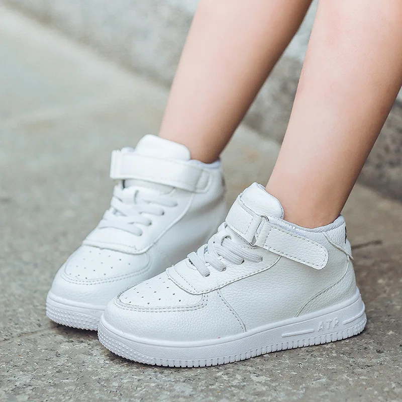 Baby Boy Girl Casual Shoes Child Leather Sneakers Soft Flat High Waterproof White Black red Kids Boot Shoes Chaussure Enfant
Baby Boy Girl Casual Shoes Child Leather Sneakers Soft Flat High Waterproof White Black red Kids Boot Shoes Chaussure Enfant