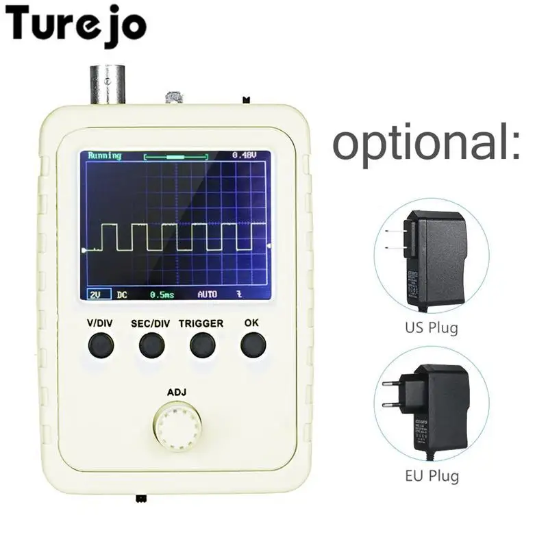 2.4" DSO150 Digital Oscilloscope TFT Probe Allicator Chip For Arduino Oscilloscope DIY Kit BNC-Clip Cable Probe VS DSO138 US/ EU
2.4" DSO150 Digital Oscilloscope TFT Probe Allicator Chip For Arduino Oscilloscope DIY Kit BNC-Clip Cable Probe VS DSO138 US/ EU