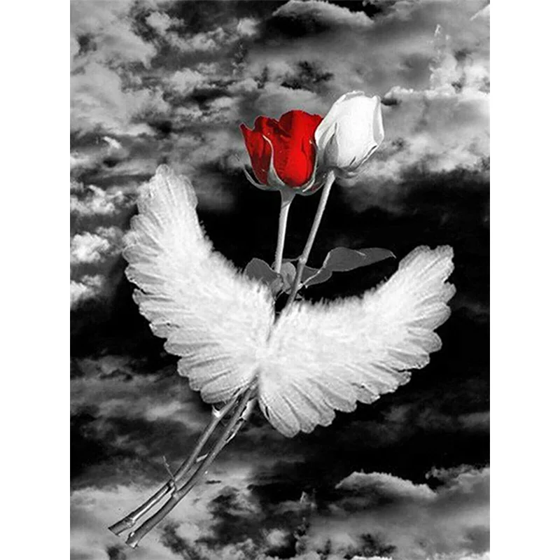 Angel Wings Rose Flower Diamond Painting, 5D DIY Full Diamond Embroidery, Round/square Diamond Inlaid Mosaic,Rhinestone Painting
Angel Wings Rose Flower Diamond Painting, 5D DIY Full Diamond Embroidery, Round/square Diamond Inlaid Mosaic,Rhinestone Painting