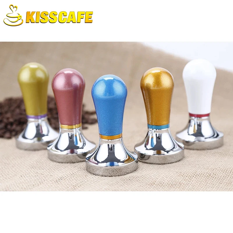 57.5mm Espresso Coffee Tampers Aluminum Handle Press Coffee Powder Hammer Stainless Steel Base Cafe Accessories For Barista Tool
57.5mm Espresso Coffee Tampers Aluminum Handle Press Coffee Powder Hammer Stainless Steel Base Cafe Accessories For Barista Tool