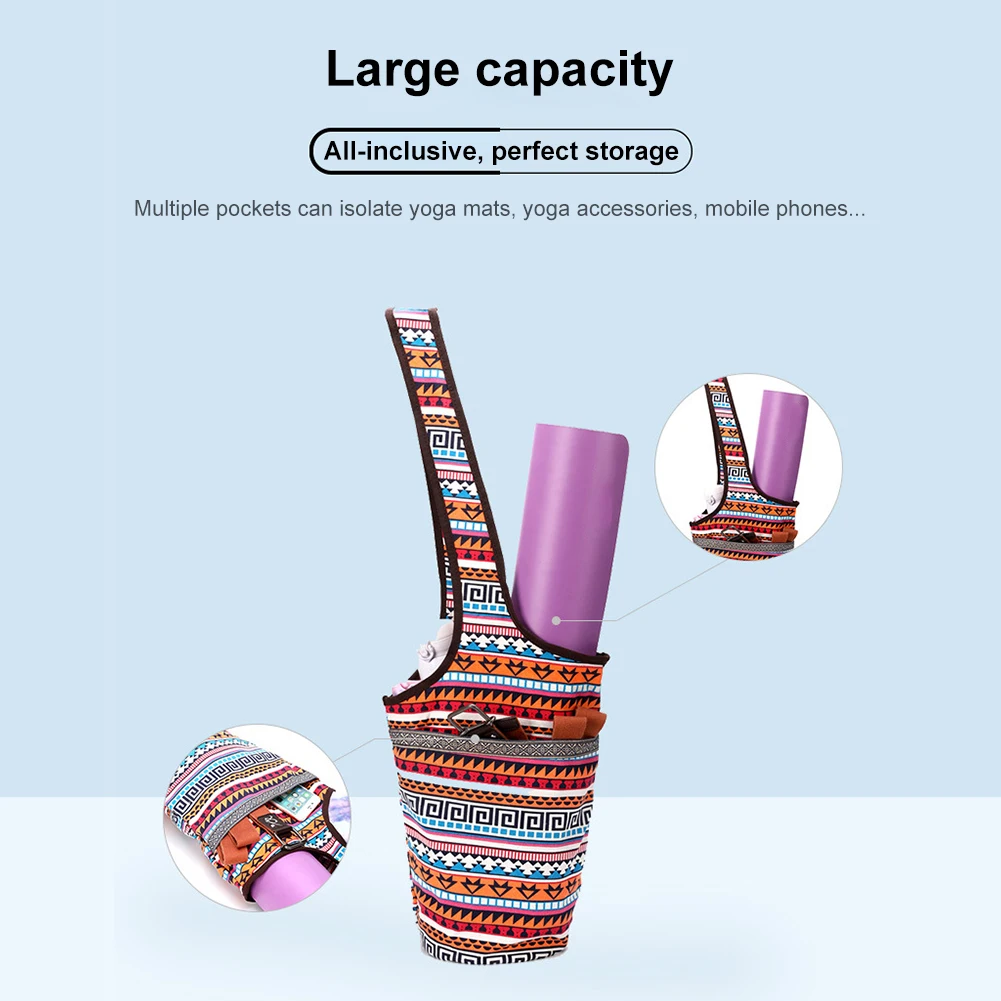 Printed Sports Canvas Fashion Single Shoulder Washable Large Capacity Portable Fitness Zippered Wear Resistant Yoga Mat Bag
Printed Sports Canvas Fashion Single Shoulder Washable Large Capacity Portable Fitness Zippered Wear Resistant Yoga Mat Bag