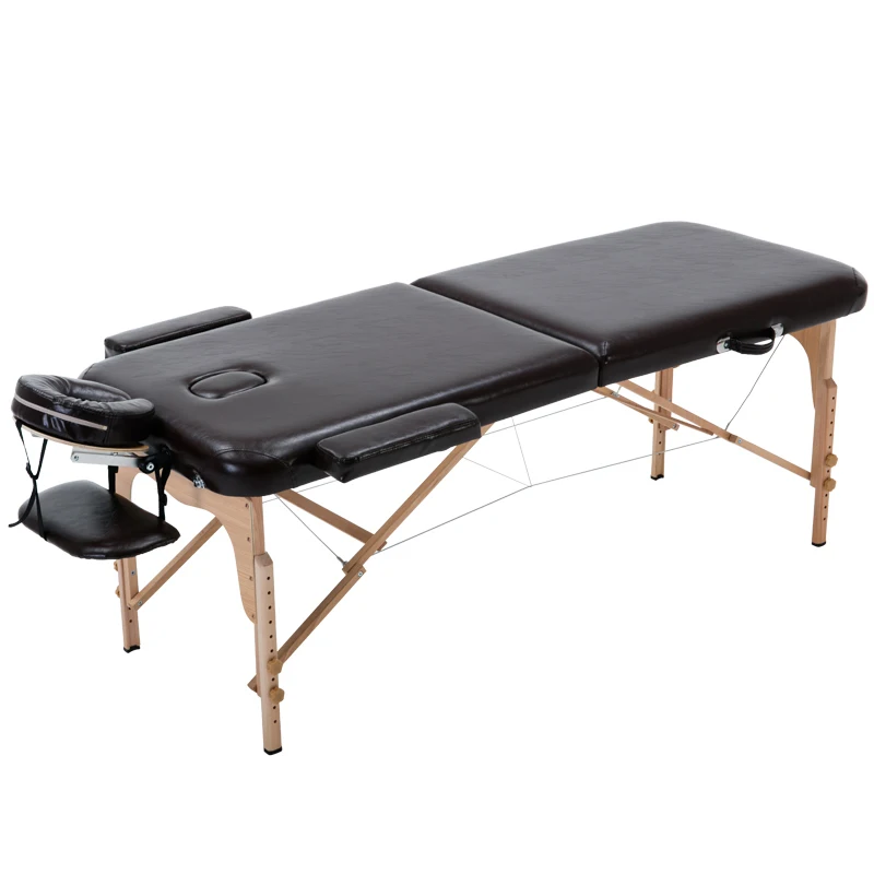 Massage Table Portable 2 Section Folding Couch Bed Lightweight Beauty Salon Tattoo Therapy Wooden Frame 70 cm width -Black
Massage Table Portable 2 Section Folding Couch Bed Lightweight Beauty Salon Tattoo Therapy Wooden Frame 70 cm width -Black