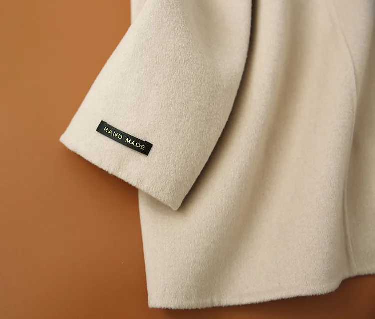Fashion Autumn Winter Woolen Suit Coat Women Hand Made Double-Faced Long Woolen Outerwear Coat Fashion Soft Lamb Wool Overcoat
Fashion Autumn Winter Woolen Suit Coat Women Hand Made Double-Faced Long Woolen Outerwear Coat Fashion Soft Lamb Wool Overcoat
