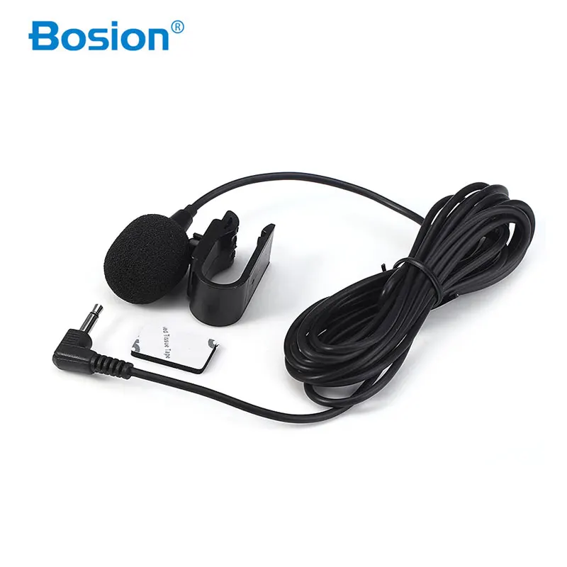 Автомобильный аудио микрофон Bosion Mini 3 5 мм активный с мини USB внешний адаптер