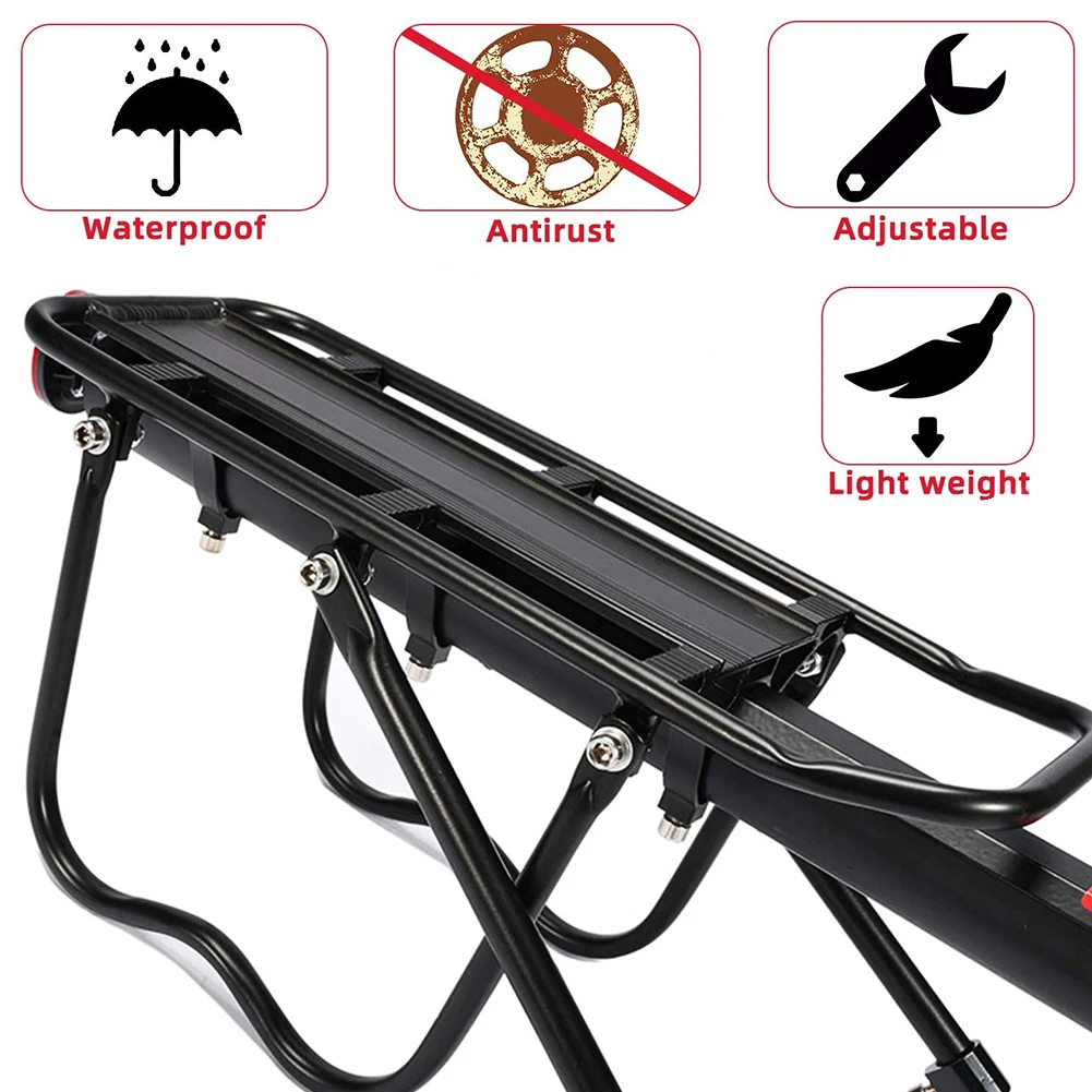 Bike Rack Aluminum Alloy 50KG Luggage Rear Carrier Trunk For Bicycles MTB Bike Rear Shelf Cycling Bicycle Racks Bike Rear Rack
Bike Rack Aluminum Alloy 50KG Luggage Rear Carrier Trunk For Bicycles MTB Bike Rear Shelf Cycling Bicycle Racks Bike Rear Rack
