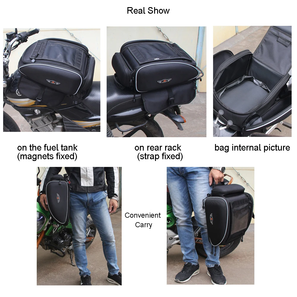 Multi-function Moto Sportster Tank Bag Convenient Carry Large Storage Phone Small Bags Design Saddle Bag Motorcycle Luggage Bags
Multi-function Moto Sportster Tank Bag Convenient Carry Large Storage Phone Small Bags Design Saddle Bag Motorcycle Luggage Bags