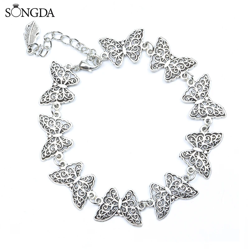 New Butterfly Bracelets Girls Sweet Alloy Pendant Creative Charm Pretty Hand Fashion Women Jewelry Accessories Gifts Wholesale
New Butterfly Bracelets Girls Sweet Alloy Pendant Creative Charm Pretty Hand Fashion Women Jewelry Accessories Gifts Wholesale