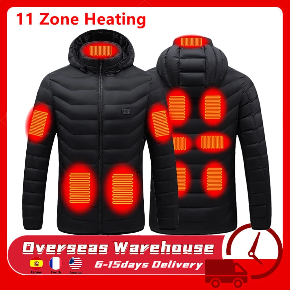 11 Areas Heated Jacket USB Men's Women's Winter Outdoor Electric Heating Jackets Warm Sports Thermal Coat Clothing Heatable Vest
11 Areas Heated Jacket USB Men's Women's Winter Outdoor Electric Heating Jackets Warm Sports Thermal Coat Clothing Heatable Vest