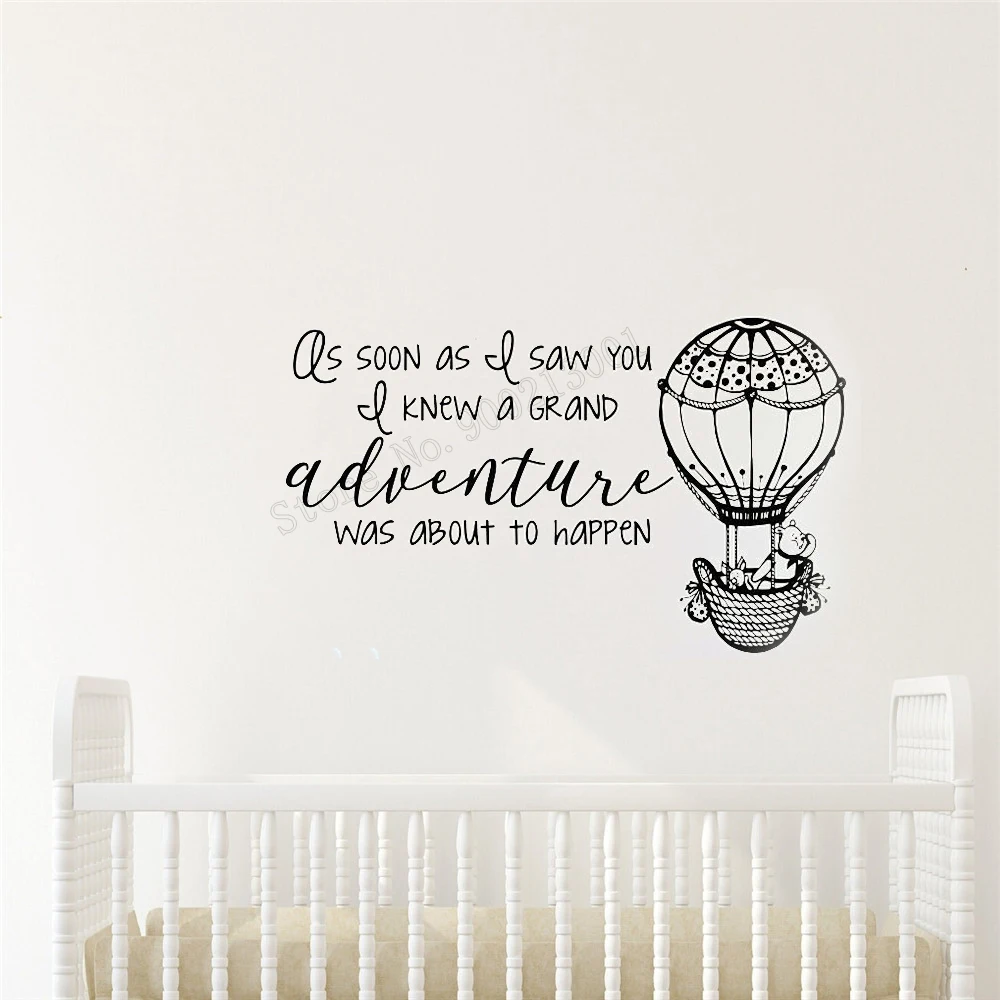 JOYRESIDE Art Removeable Wall Sticker As Soon As I Saw You I Knew a Grand Adventure Was About to Happen Poster Mural LY12
JOYRESIDE Art Removeable Wall Sticker As Soon As I Saw You I Knew a Grand Adventure Was About to Happen Poster Mural LY12