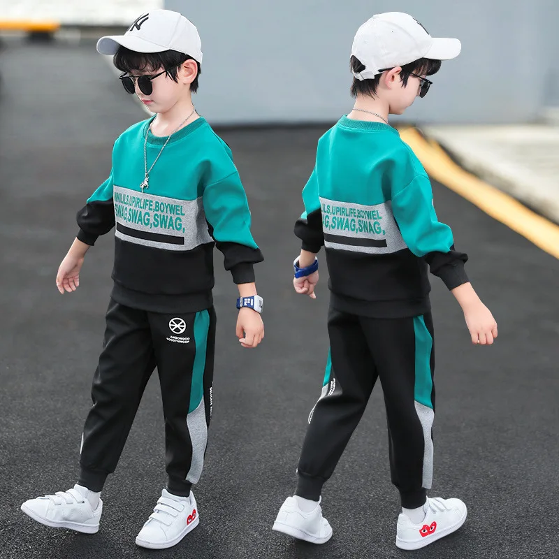 Boys autumn sweater suit big boy 2021 new spring and autumn children boy Korean style handsome two-piece suit
Boys autumn sweater suit big boy 2021 new spring and autumn children boy Korean style handsome two-piece suit