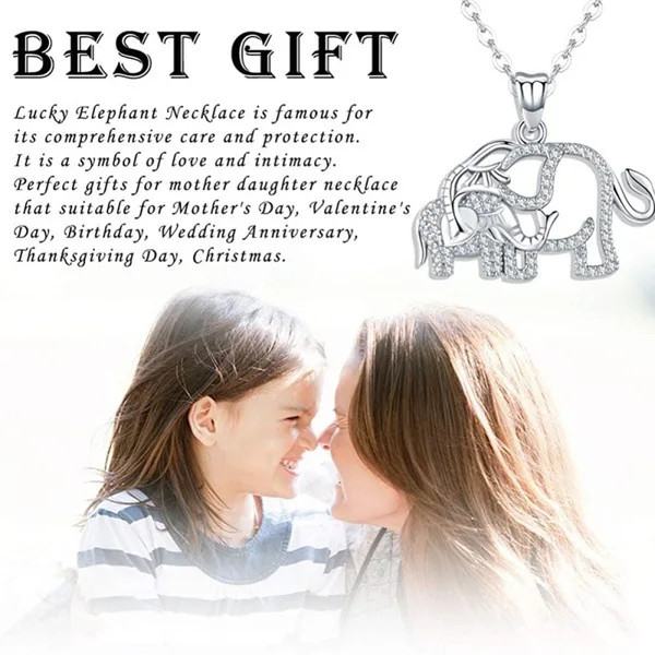 Luxury Female Big Elephant Pendant Necklace Rose Gold Silver Color Chain Necklaces For Women Cute White Zircon Wedding Necklace
Luxury Female Big Elephant Pendant Necklace Rose Gold Silver Color Chain Necklaces For Women Cute White Zircon Wedding Necklace