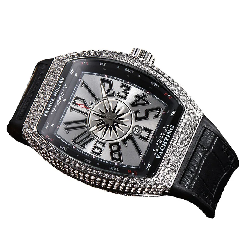 Men's Watch Luxury Brand FM Logo Automatic Watch Diamond Three-Hand Quartz Watch Design Fashion Men's Watch Relojes Para Hombre
Men's Watch Luxury Brand FM Logo Automatic Watch Diamond Three-Hand Quartz Watch Design Fashion Men's Watch Relojes Para Hombre