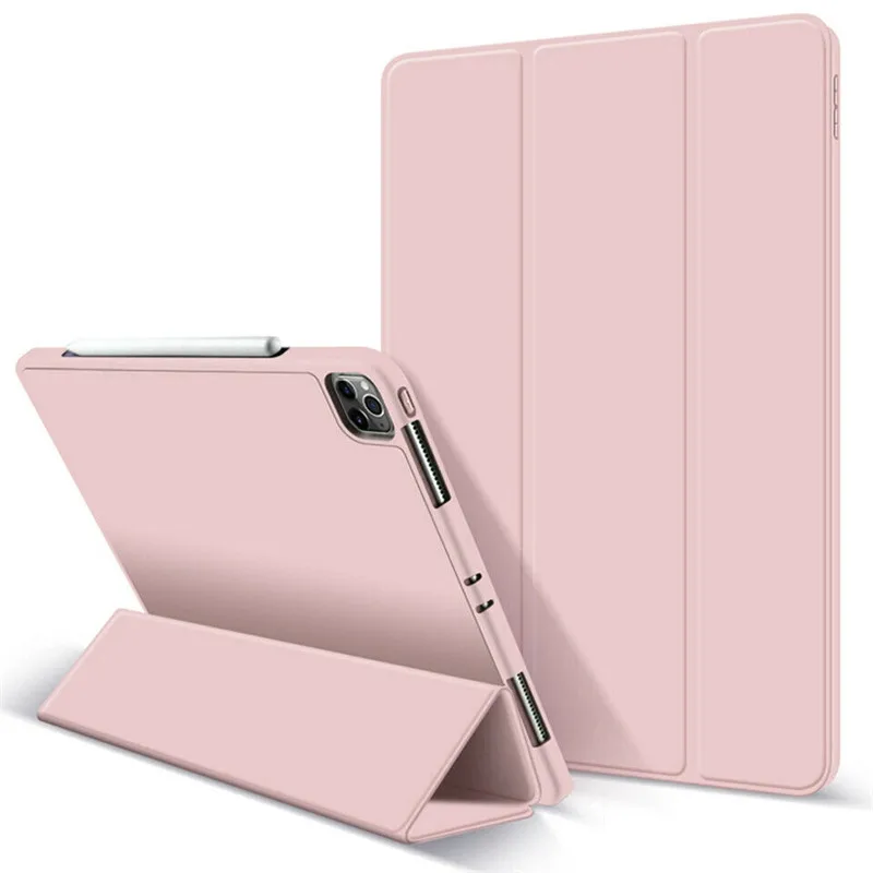 With Pencil Holder Silicone Case For IPad Pro 12 9 11 Air2 10 2 Mini 5 Case Multi-Fold Protective Cover Tablet Anti-Fall Stand
With Pencil Holder Silicone Case For IPad Pro 12 9 11 Air2 10 2 Mini 5 Case Multi-Fold Protective Cover Tablet Anti-Fall Stand