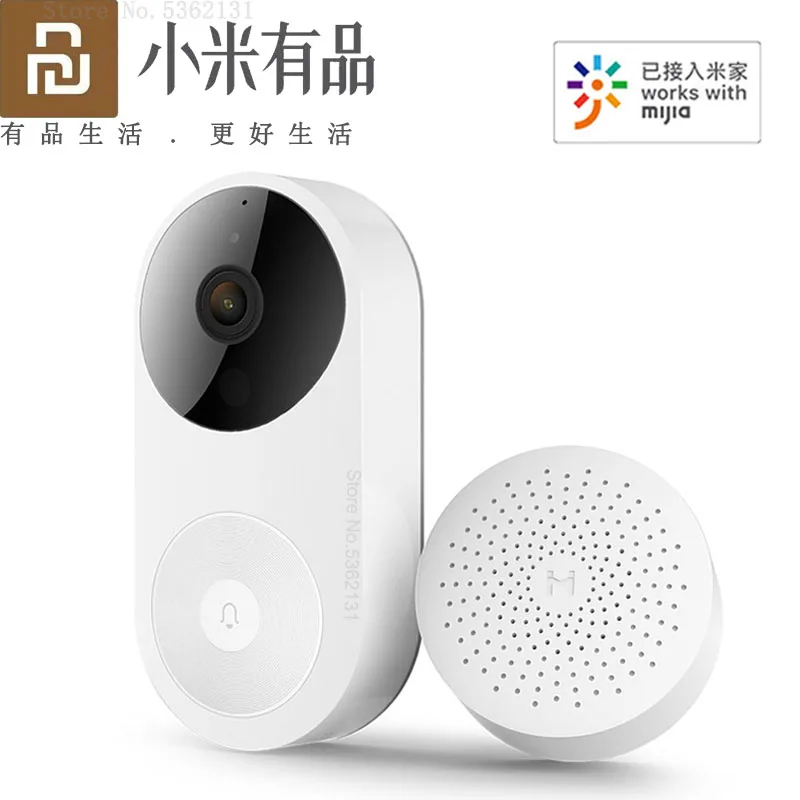 

Xiaobai Smart Video Doorbell D1 Visual Intercom AI Face & PIR Movement Detection HD Night Vision Wireless Home Security Camera