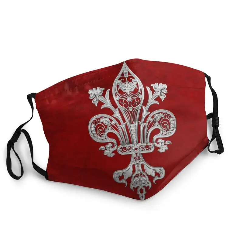 Silver Filigree Fleur De Lis Mask Anti Dust Reusable Lily Flower Fleur-De-Lys Face Mask Protection Adult Respirator Mouth-Muffle
Silver Filigree Fleur De Lis Mask Anti Dust Reusable Lily Flower Fleur-De-Lys Face Mask Protection Adult Respirator Mouth-Muffle