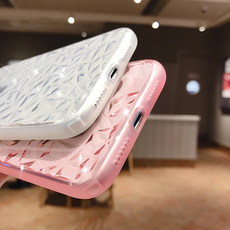 Luxury Transparent Soft Silicone Phone Case For iPhone 11 Pro XS MAX X XR 6 7 8 6S Plus SE 2 2020 Glitter Diamond Texture Cover
Luxury Transparent Soft Silicone Phone Case For iPhone 11 Pro XS MAX X XR 6 7 8 6S Plus SE 2 2020 Glitter Diamond Texture Cover