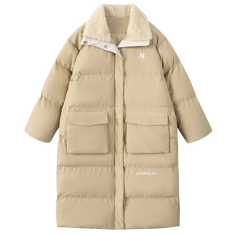 Winter Down Cotton Long Jacket Parka Coat BF Style Loose Casual Warm Thicken Jacket Outerwear Hooded Oversized Coat Women Jacket
Winter Down Cotton Long Jacket Parka Coat BF Style Loose Casual Warm Thicken Jacket Outerwear Hooded Oversized Coat Women Jacket