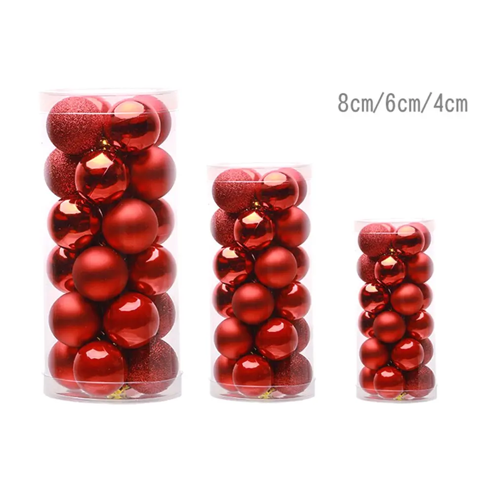 24 PCS 4cm 6cm 8cm Modern Shiny Christmas Tree Ball Baubles Party Wedding Hanging Ornament Christmas Decoration Supplies
24 PCS 4cm 6cm 8cm Modern Shiny Christmas Tree Ball Baubles Party Wedding Hanging Ornament Christmas Decoration Supplies