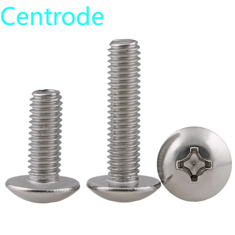 304 Stainless Steel Cross Truss Head Machine Screw Large Philips Pan Head Bolts TM Cross Groove Mushroom Head Screw M3-M8 10PCS
304 Stainless Steel Cross Truss Head Machine Screw Large Philips Pan Head Bolts TM Cross Groove Mushroom Head Screw M3-M8 10PCS