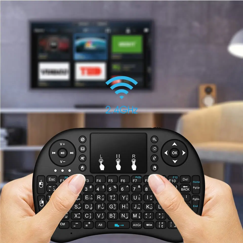 i8 Mini Wireless Keyboard 2.4ghz English Russian 3 Colour Air Mouse with Touchpad Remote Control Android TV Box mini pc
i8 Mini Wireless Keyboard 2.4ghz English Russian 3 Colour Air Mouse with Touchpad Remote Control Android TV Box mini pc