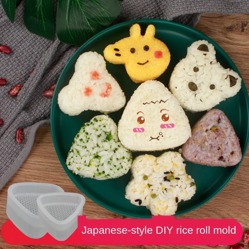 DIY Sushi Mold Onigiri Rice Ball Food Press Triangular Sushi Maker Mold Sushi Kit Japanese Kitchen Bento Accessories
DIY Sushi Mold Onigiri Rice Ball Food Press Triangular Sushi Maker Mold Sushi Kit Japanese Kitchen Bento Accessories