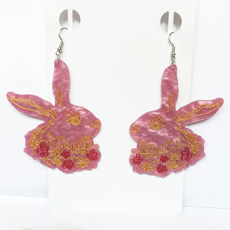 Vintage 2 Colors rabbit Brooches Women Men Resin Acrylic Acetate Celluloid bunny Brooches Gifts
Vintage 2 Colors rabbit Brooches Women Men Resin Acrylic Acetate Celluloid bunny Brooches Gifts
