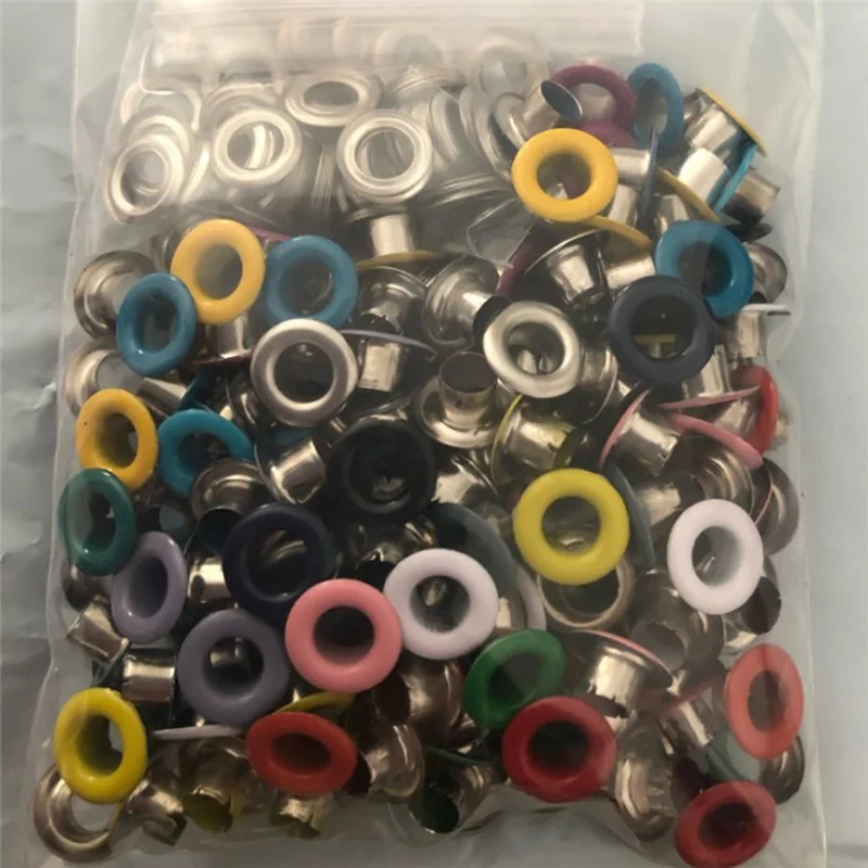 100pcs 3/4/5/6/8/10mm Multicolor Metal Eyelets Rivets Button holes Painted eyelets buckle mixed
100pcs 3/4/5/6/8/10mm Multicolor Metal Eyelets Rivets Button holes Painted eyelets buckle mixed