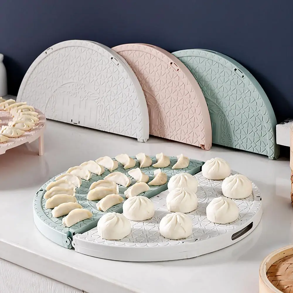 Chinese Word "XI" Printed Large Round Dumplings Storage Rack Tray Plastic Folding Buns Baking Pastry Holder Cooking Tools
Chinese Word "XI" Printed Large Round Dumplings Storage Rack Tray Plastic Folding Buns Baking Pastry Holder Cooking Tools