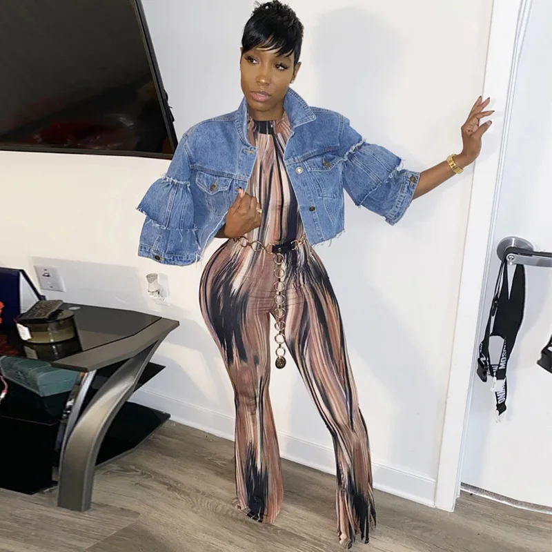 Hot Sale 2020 New Arrivals Women Winter Style Sexy Halter Print Bodycon High Street Jumpsuits
Hot Sale 2020 New Arrivals Women Winter Style Sexy Halter Print Bodycon High Street Jumpsuits