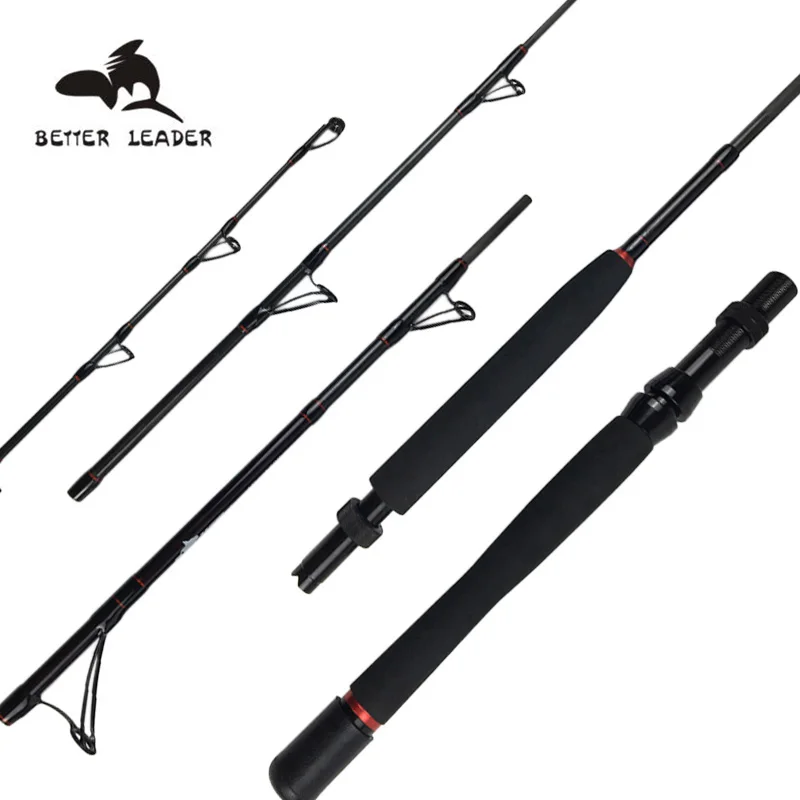

7+1 Guides Spinning 2.1m Lure Weight 7-21oz/10-31oz Light Jigging Rod 30lbs 50lbs 5 Section Offshore Saltwater Rod with Jig Lure
