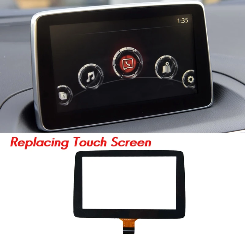 

7-дюймовый сенсорный экран панель стекло дигитайзер для 2014 2015 2016 Mazda 3 Радио Навигация 7 дюймов BHP1611J0D YPDMYF-14E800-AE