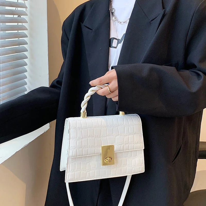 Женская сумка с верхней ручкой, сумки через плечо, Женская однотонная сумка с клапаном высокого качества, женские сумки 
Женская сумка с верхней ручкой, сумки через плечо, Женская однотонная сумка с клапаном высокого качества, женские сумки