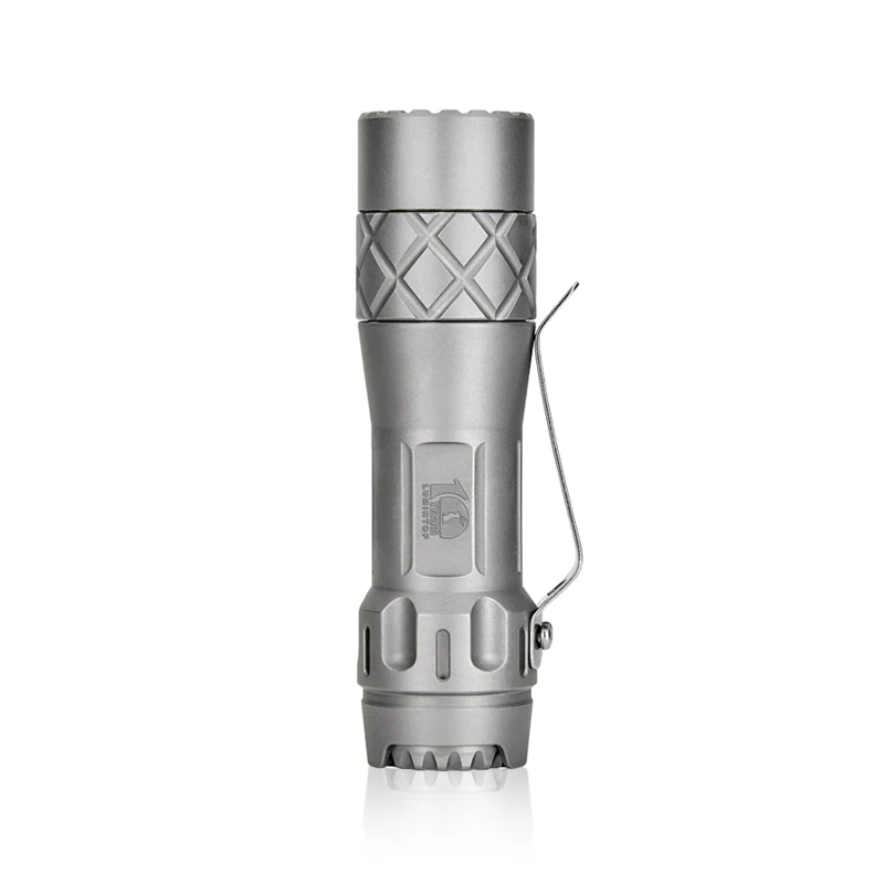 Титановый фонарик Lumintop LM10 плоская батарея 18650 поддержка 2800 люменов