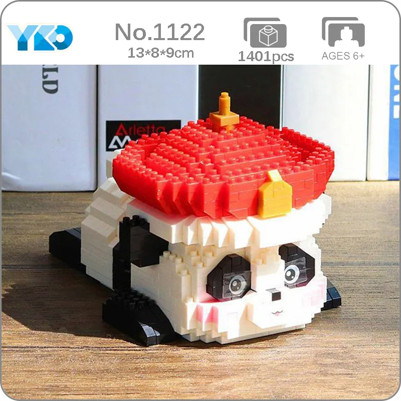 YKO 1122 China Ancient Panda Emperor Animal Phone Holder Model DIY Mini Diamond Blocks Bricks Building Toy for Children no Box
YKO 1122 China Ancient Panda Emperor Animal Phone Holder Model DIY Mini Diamond Blocks Bricks Building Toy for Children no Box