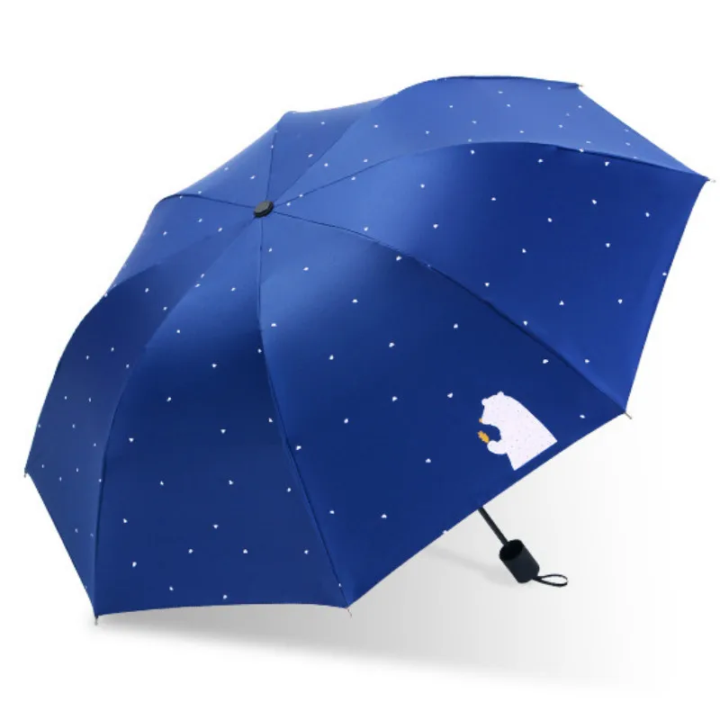 Korea Parasol Cartoon Cute Bear Black Coating Sun Umbrella 3 Folding Kid Gifts Sunny and Rainy Umbrella
Korea Parasol Cartoon Cute Bear Black Coating Sun Umbrella 3 Folding Kid Gifts Sunny and Rainy Umbrella