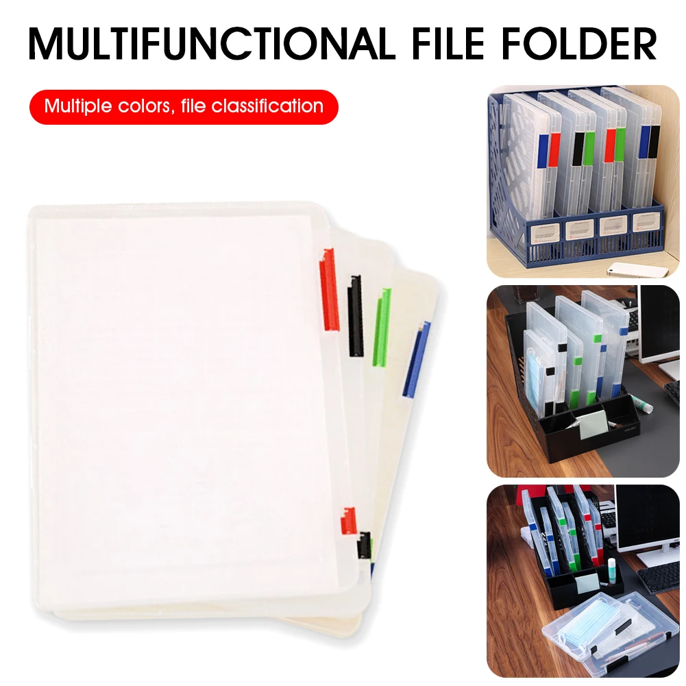 A4 A5 Desk Folder File Paper Transparent Storage Box With Buckle Waterproof And Dustproof Project File Protection
A4 A5 Desk Folder File Paper Transparent Storage Box With Buckle Waterproof And Dustproof Project File Protection