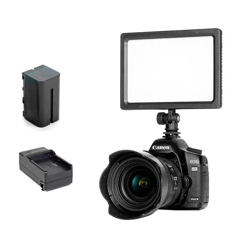 BEIYANG Pad66 Camera Light LED SLR Camera Fill Light Video Lamp Studio Photo for Wedding Party News Interview Still Life Gourmet
BEIYANG Pad66 Camera Light LED SLR Camera Fill Light Video Lamp Studio Photo for Wedding Party News Interview Still Life Gourmet
