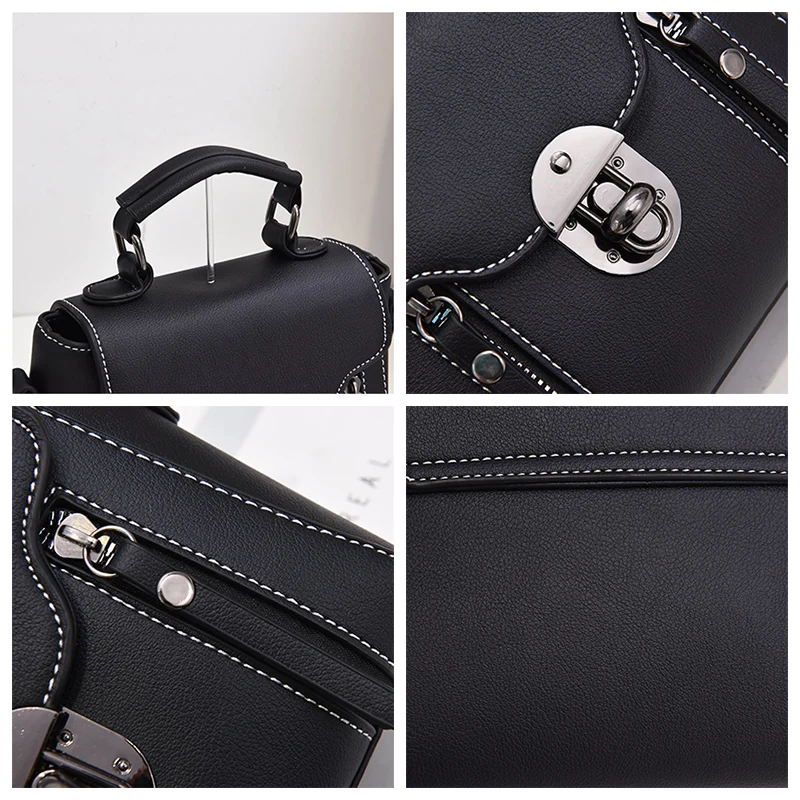 2020 luxurious Vintage Leather Female Top-handle Bags Double Zipper Women Handbag Casual Shoulder Bag Lady High Quality Flap Bag
2020 luxurious Vintage Leather Female Top-handle Bags Double Zipper Women Handbag Casual Shoulder Bag Lady High Quality Flap Bag