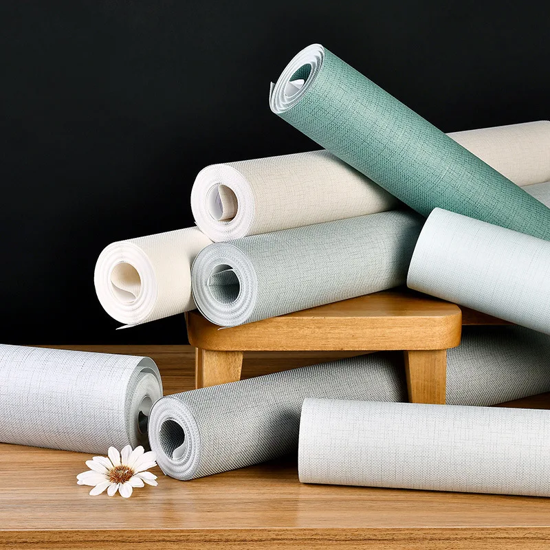 Modern Minimalist Linen Texture Non-woven Wallpaper Bedroom Living Room Wallpaper Home Decoration
Modern Minimalist Linen Texture Non-woven Wallpaper Bedroom Living Room Wallpaper Home Decoration
