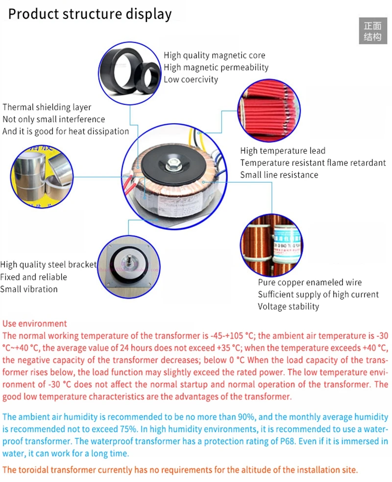 200w Ring Transformer Toroidal Transformer Power Amplifier Transformer Dual 12V 28V Single 12V
200w Ring Transformer Toroidal Transformer Power Amplifier Transformer Dual 12V 28V Single 12V