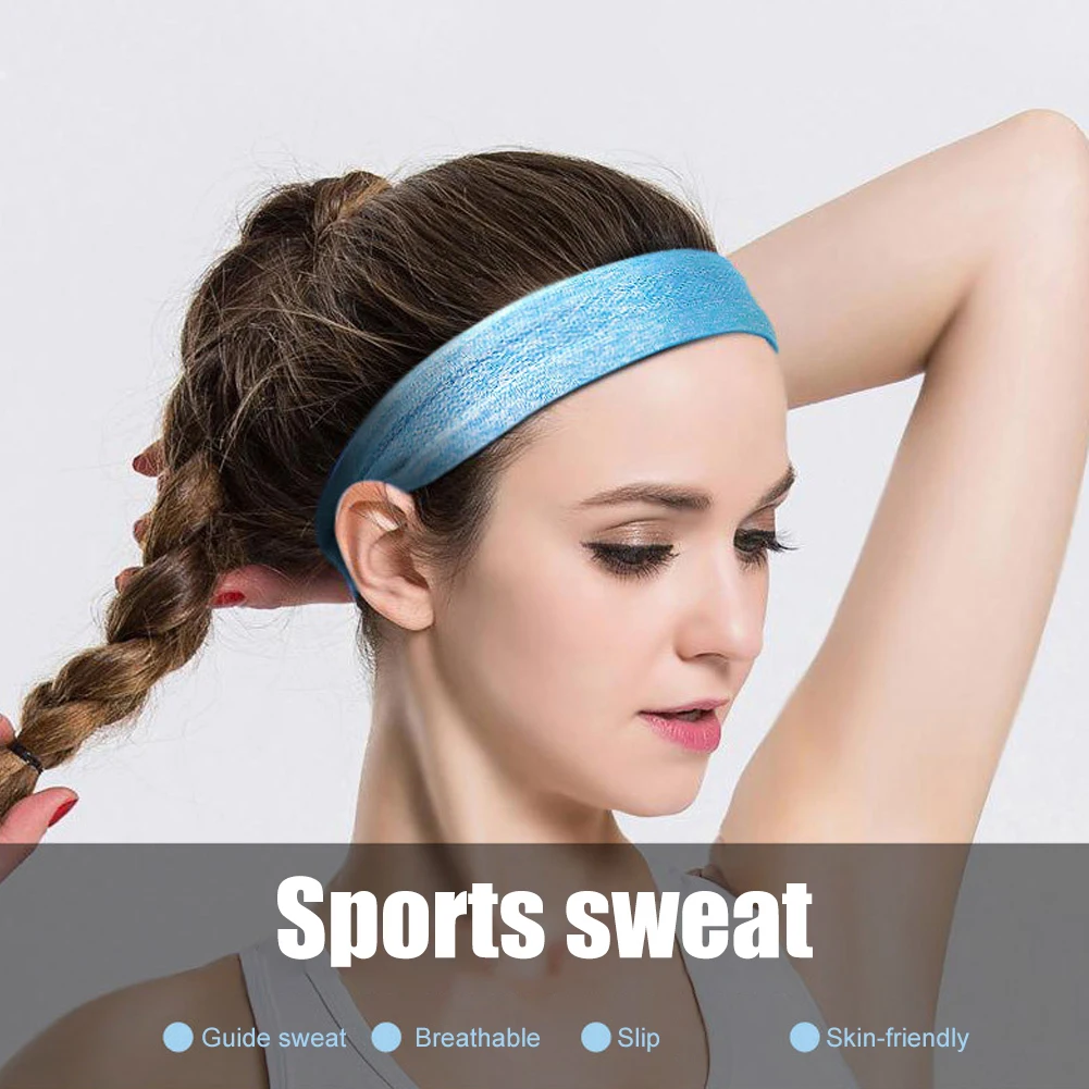 Women Men Sport Sweat Sweatband Solid Color Non Slip Wide Headband Yoga Gym Elastic Stretch Head Band Hair
Women Men Sport Sweat Sweatband Solid Color Non Slip Wide Headband Yoga Gym Elastic Stretch Head Band Hair