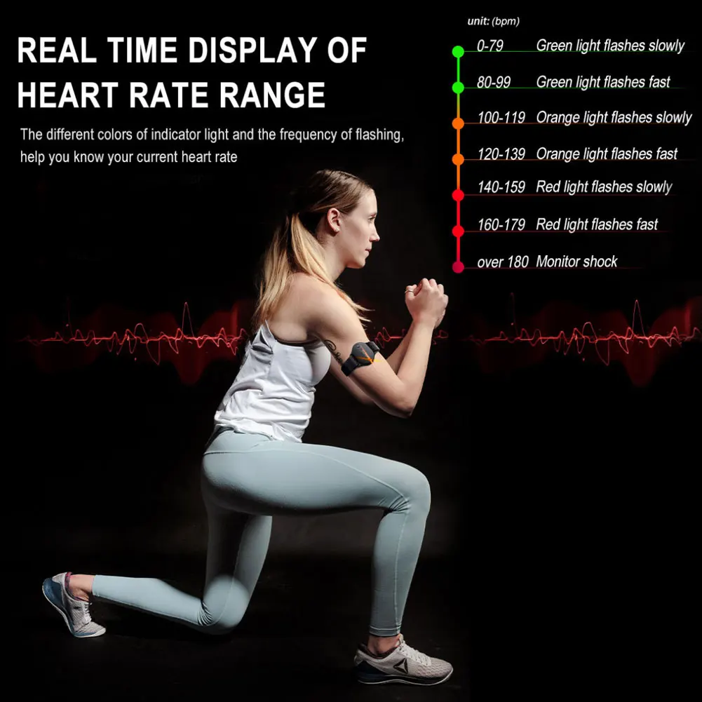 Heart Rate Monitor Wristband Fitness Bluetooth 4.0 ANT+ Tracker with Heart Rate Monitor for Running, Cycling & Fitness Activity
Heart Rate Monitor Wristband Fitness Bluetooth 4.0 ANT+ Tracker with Heart Rate Monitor for Running, Cycling & Fitness Activity