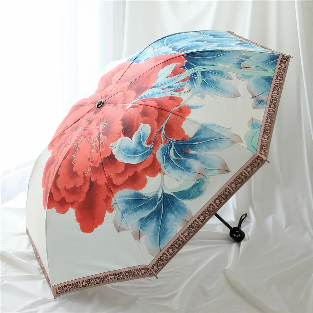 Flower Folding Ladies Umbrella Windproof Fashion Lightweight Umbrella Waterproof Portable Guarda Chuva Household Umbrella JJ60YS
Flower Folding Ladies Umbrella Windproof Fashion Lightweight Umbrella Waterproof Portable Guarda Chuva Household Umbrella JJ60YS