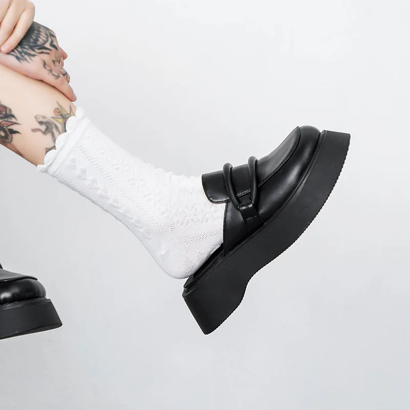 Prowow Unique Mary Jane Women's Slipper 2021 Summer Pu Leather Black Platform Shoes Round Toe Slingback Increase Girls Slippers 
Prowow Unique Mary Jane Women's Slipper 2021 Summer Pu Leather Black Platform Shoes Round Toe Slingback Increase Girls Slippers