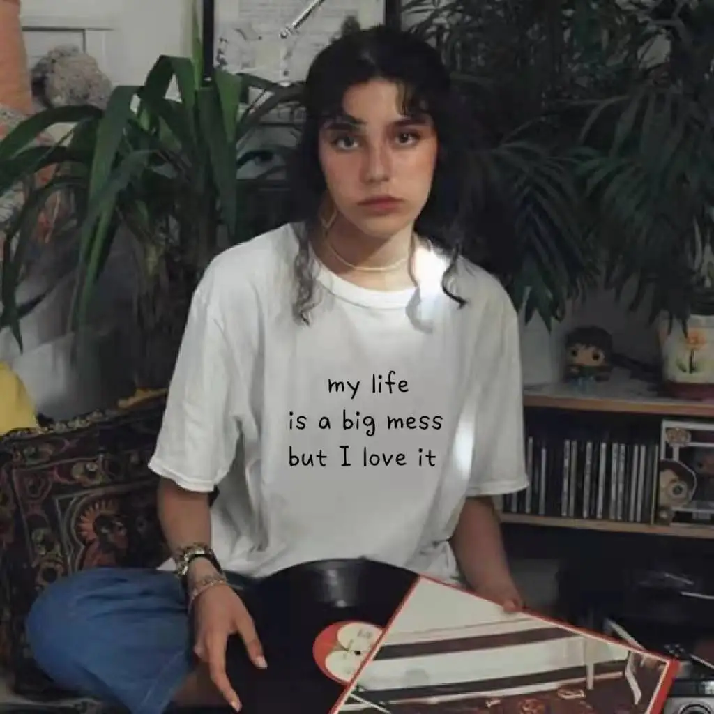 2021 Fashion Summer Graphic Women T-shirts Vintage Cotton Oversize Streetwear Loose TShirts For Teenage Girls Letter Printed Tee
2021 Fashion Summer Graphic Women T-shirts Vintage Cotton Oversize Streetwear Loose TShirts For Teenage Girls Letter Printed Tee