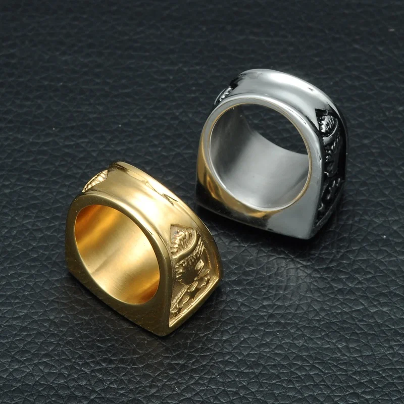 Trendy Fashion Gothic Punk Knight Eagle Ring Men's Retro Style Hip Hop Rock Locomotive Accessories Holiday Commemorative Gift
Trendy Fashion Gothic Punk Knight Eagle Ring Men's Retro Style Hip Hop Rock Locomotive Accessories Holiday Commemorative Gift