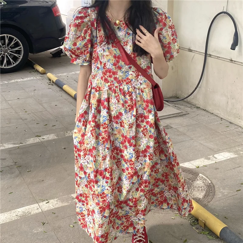 Alien Kitty 2021 Printing Elegance Puff Sleeves Chic Prom Lady New Florals Slim Party Hot Long Dress Femme All Match Vestidos
Alien Kitty 2021 Printing Elegance Puff Sleeves Chic Prom Lady New Florals Slim Party Hot Long Dress Femme All Match Vestidos