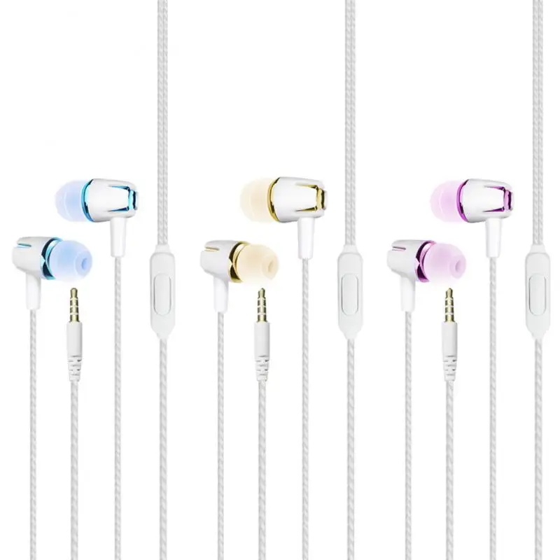 Straight-inserted In-ear Headphones High Quality Portable Line Control With Microphone Sports Sweat-proof Subwoofer Earphones
Straight-inserted In-ear Headphones High Quality Portable Line Control With Microphone Sports Sweat-proof Subwoofer Earphones