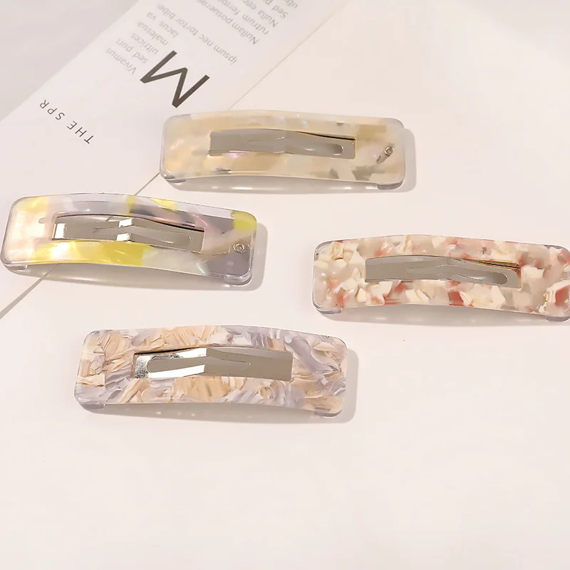 2021 Korean Fashion Women Metal Acetate Flower Barrette Hair Pin Clip Girl Geometric Hairpin Hairgrips Hair Accessories
2021 Korean Fashion Women Metal Acetate Flower Barrette Hair Pin Clip Girl Geometric Hairpin Hairgrips Hair Accessories
